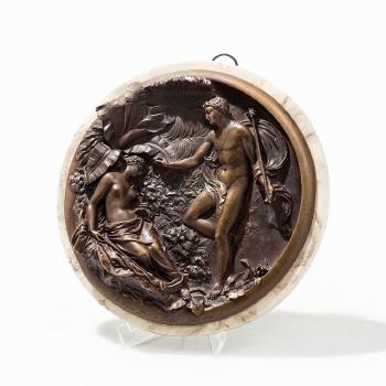 Bronze Roundel, Mythological Scene by 
																			Edward William Wyon