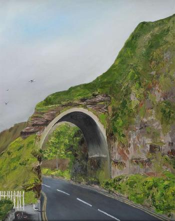 The Red Arch, The Antrim Coast by 
																	Marie Lafferty
