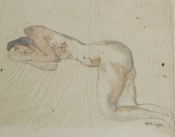 Sleeping nude IV by 
																			Renos Loizou