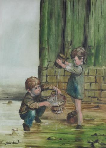 Catching tadpoles by 
																			Barry Leighton-Jones