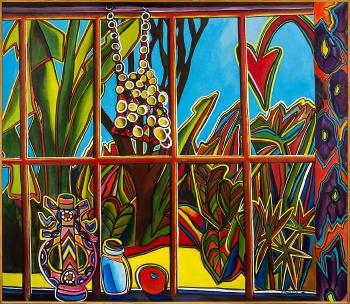 Window-Domestic landscape by 
																	Claudia Pond Eyley