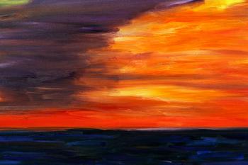 Delray sunset by 
																			Joseph Kaknes
