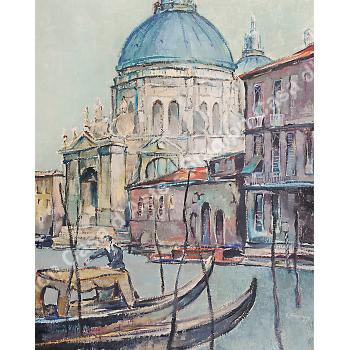 Veduta di Venezia by 
																	Gustav Ruggeberg