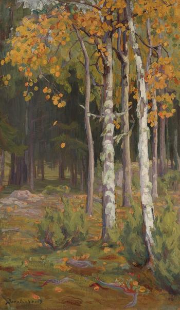 Birches by 
																	Dora Wahlroos