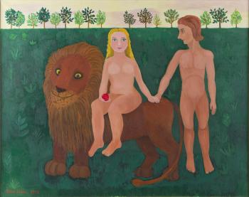 Adam and Eve by 
																	Alice Kaira