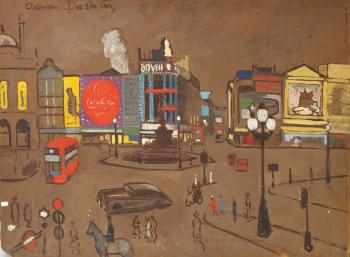 Piccadilly Circus by 
																	Adrian Daintrey
