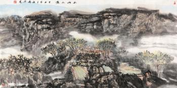Village in mount Taihang by 
																	 Qi Haifeng