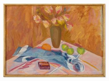 still Life with Apples and Oranges by 
																			Walter Gamerith