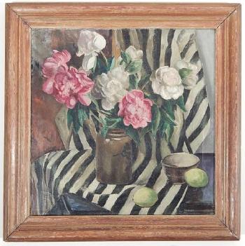 Floral still life by 
																			Irene Denney