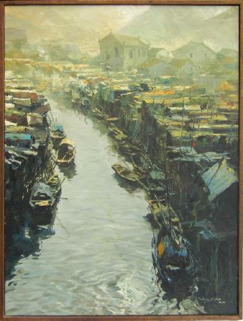 Shek O river by 
																			 Ming Wai