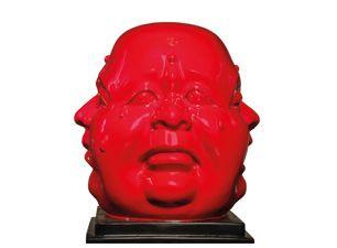 Tête de Bouddha à quatre faces en larmes by 
																			 Ma Tse Lin
