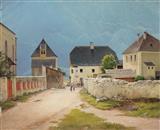 By the Church in Taufers by 
																			Josef Langl