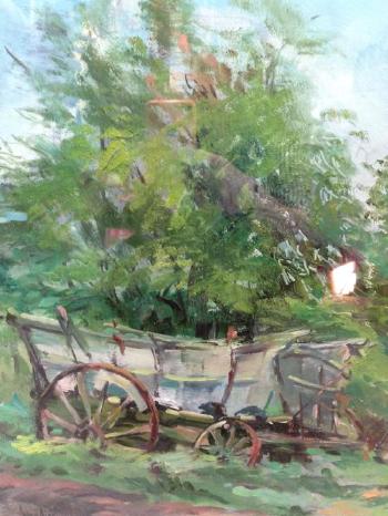 A Suffolk wagon by 
																			Anna Airy
