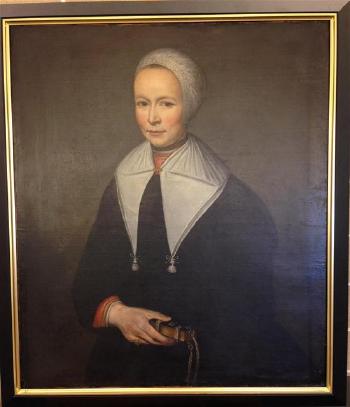 Portrait of a lady by 
																			Lucas van de Kaey