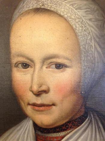 Portrait of a lady by 
																			Lucas van de Kaey
