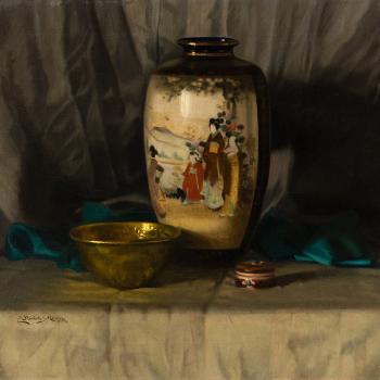 Japanese Vase by 
																			Elisabeth Stechele-Maurer
