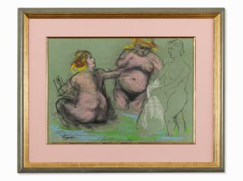 Bathers by 
																			Alfred Hrdlicka
