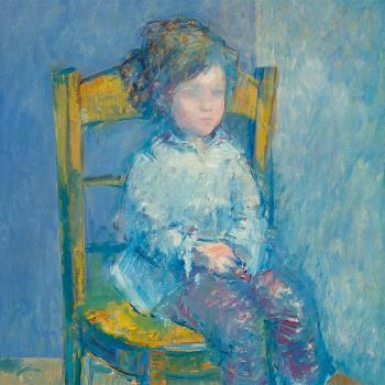 Portrait of a Seated Girl by 
																			Jaime Quesada