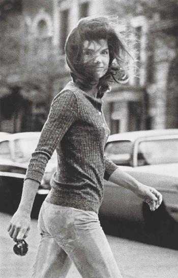 Windblown Jackie, October 7, 1971 by 
																	Ron E Galella