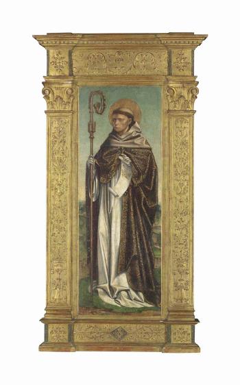 Saint Bernard of Clairvaux by 
																	Antonello de Saliba