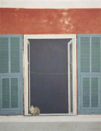 Cat in the window by 
																	Bryan Organ