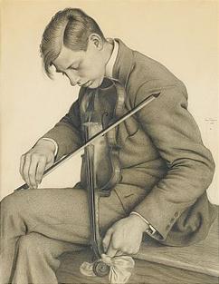Violinisten by 
																	Ove Zerge
