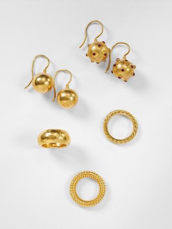 A pair of earrings by 
																			Gurhan Orhan