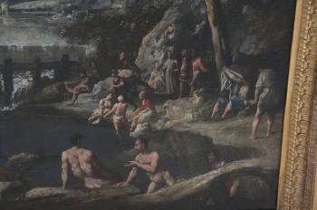 St. John the Baptist baptizing Christ by 
																			Giovanni Andrea Donducci