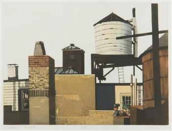 Roofscape New York by 
																	Sidney Hurwitz