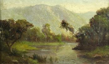 Santa Rosa creek by 
																			Carl Christian Dahlgren