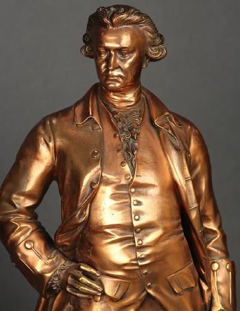 Oliver Goldsmith; Edmund Burke by 
																			John Henry Foley