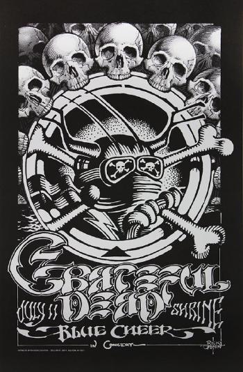 Grateful Dead and Blue Cheer; Hells Angels Annual Party; A Benefit for the Clap Clinic Featuring Cold Blood, Cat Mother, Gold, The Getto, and Fox by 
																			Randy Tuten