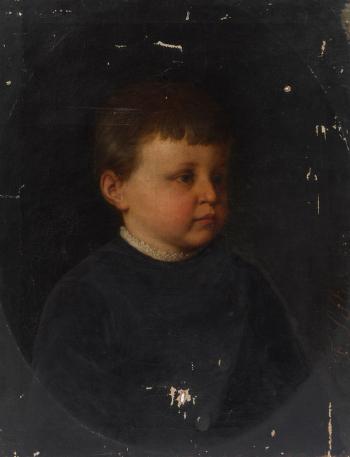 Portrait of a Young Boy by 
																			Franz Lefler