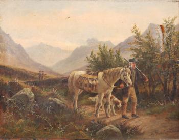 Grouse hunt by 
																	Albert Dunington