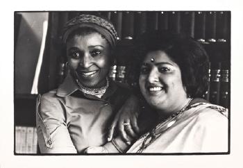 Winnie Mandela and Priscilla Jana in Her Law Office by 
																	Peter Magubane