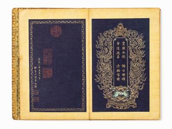 Rare Album ERSHIWU YUANTONG, Qianlong Mark and Period by 
																			 Zhang Ning