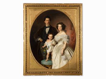 Family Portrait by 
																			Franz Joseph Dobyaschofsky