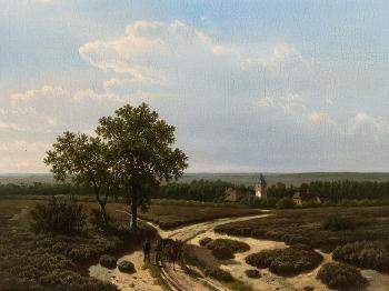 Heath landscape by 
																			Arie Ketting de Koningh