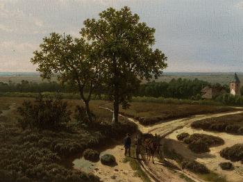 Heath landscape by 
																			Arie Ketting de Koningh