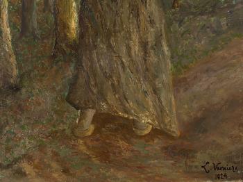 Brushwood Gatherer by 
																			L Verniezs