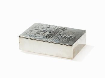 Russian Silver Box by 
																			Egor (Georgii) Tarasovich Samoshin