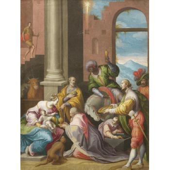 The Adoration of The Magi by 
																	Jacopo Zanguidi