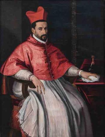 Portrait présumé du cardinal Alessandro Peretti Montalto (1571-1623) by 
																			Pietro Facchetti