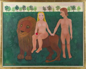 Adam and Eve by 
																			Alice Kaira