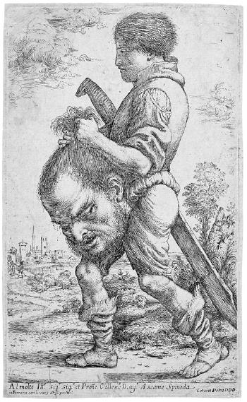 David mit dem Haupt des Goliath by 
																	Giuseppe Caletti