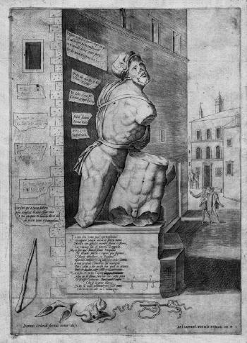Statua di Pasquino by 
																	Antonio Lafreri