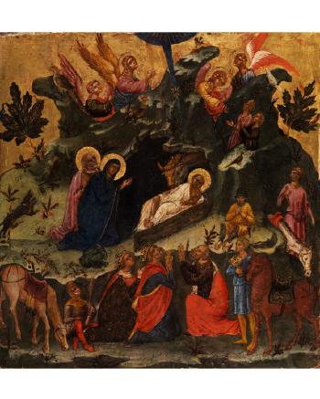 Anbetung der heiligen drei Könige by 
																			 Paolo Veneziano