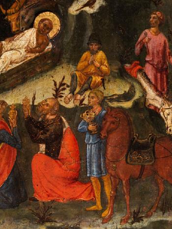 Anbetung der heiligen drei Könige by 
																			 Paolo Veneziano