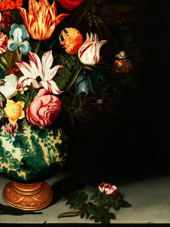 Stillleben mit Blumen in einer chinesischen Vase by 
																			Bartholomeus Assteyn