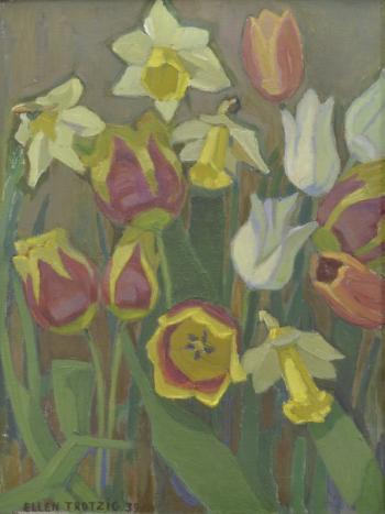 Tulpaner och påskliljor by 
																	Ellen Trotzig